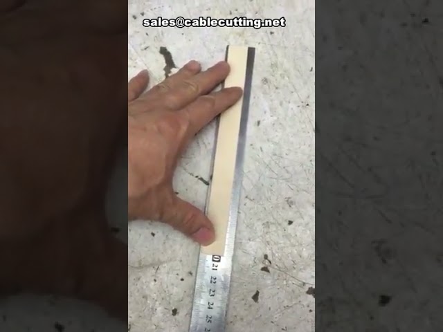Macchina automatica per taglio bande elastiche | Taglia elastico, nastro in gomma e cinghie