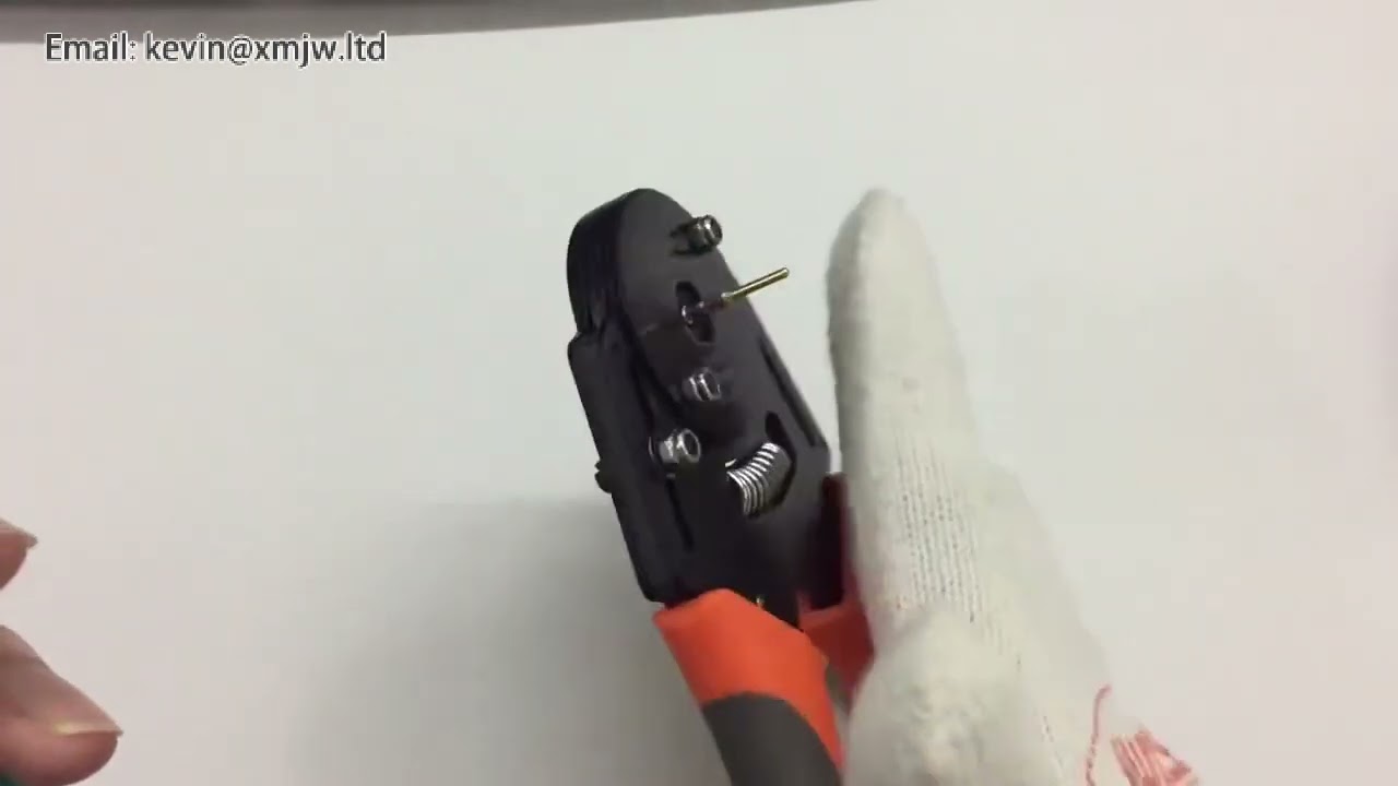 Pinza Crimpatrice Portatile per Spinotti Connettori Aeronautici - Ago Maschio/Femmina per Test