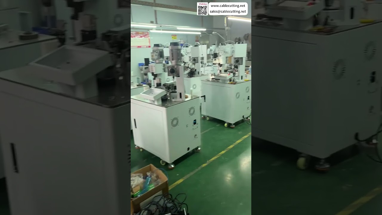 Máy tự động hoàn toàn hai đầu vận hành, cắt và xếp chồng đầu ra cuối cùng, thiết bị nhà máy tốc độ cao - Phiên bản ngắn