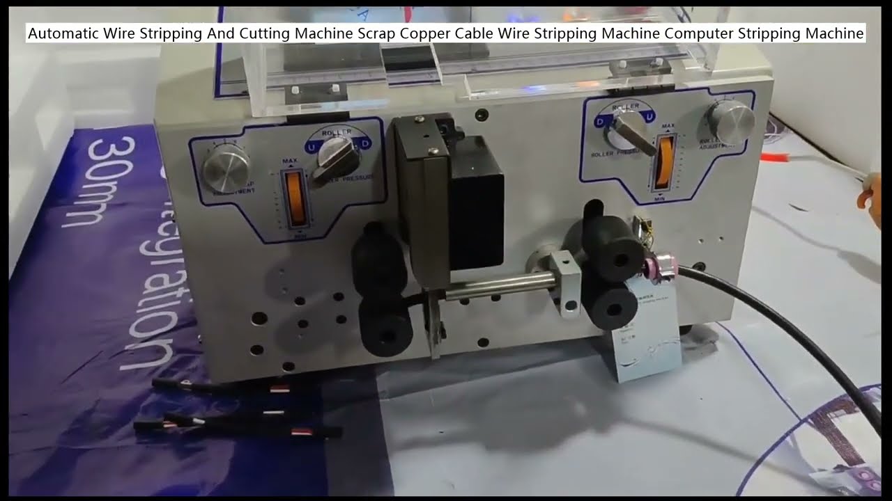 Macchina Automatica per Spelare e Tagliare Cavi – Spelacavi per Riciclo Rame di Scarto