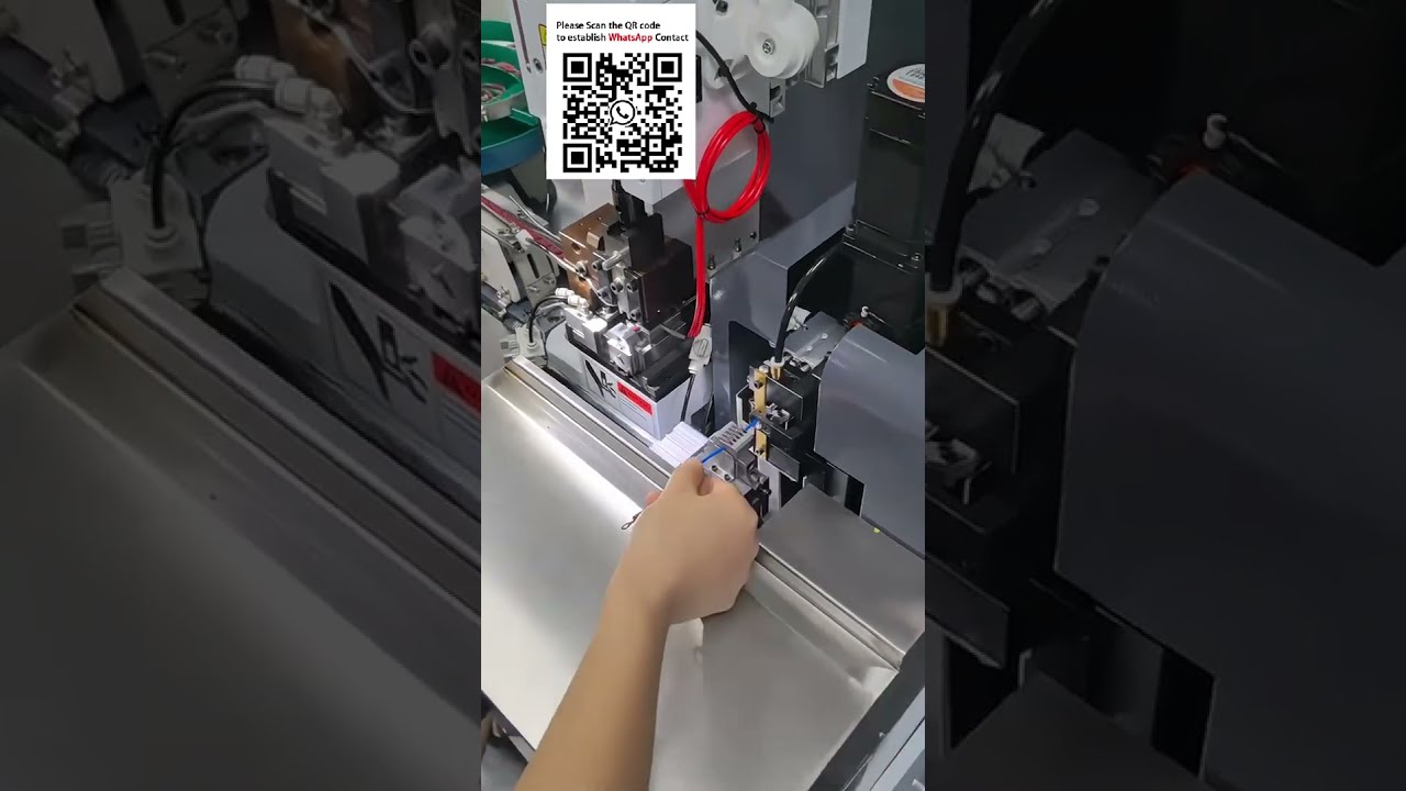 Macchina Automatica per Spellatura e Crimpatura di Terminali Sciolti #LavorazioneCablaggi