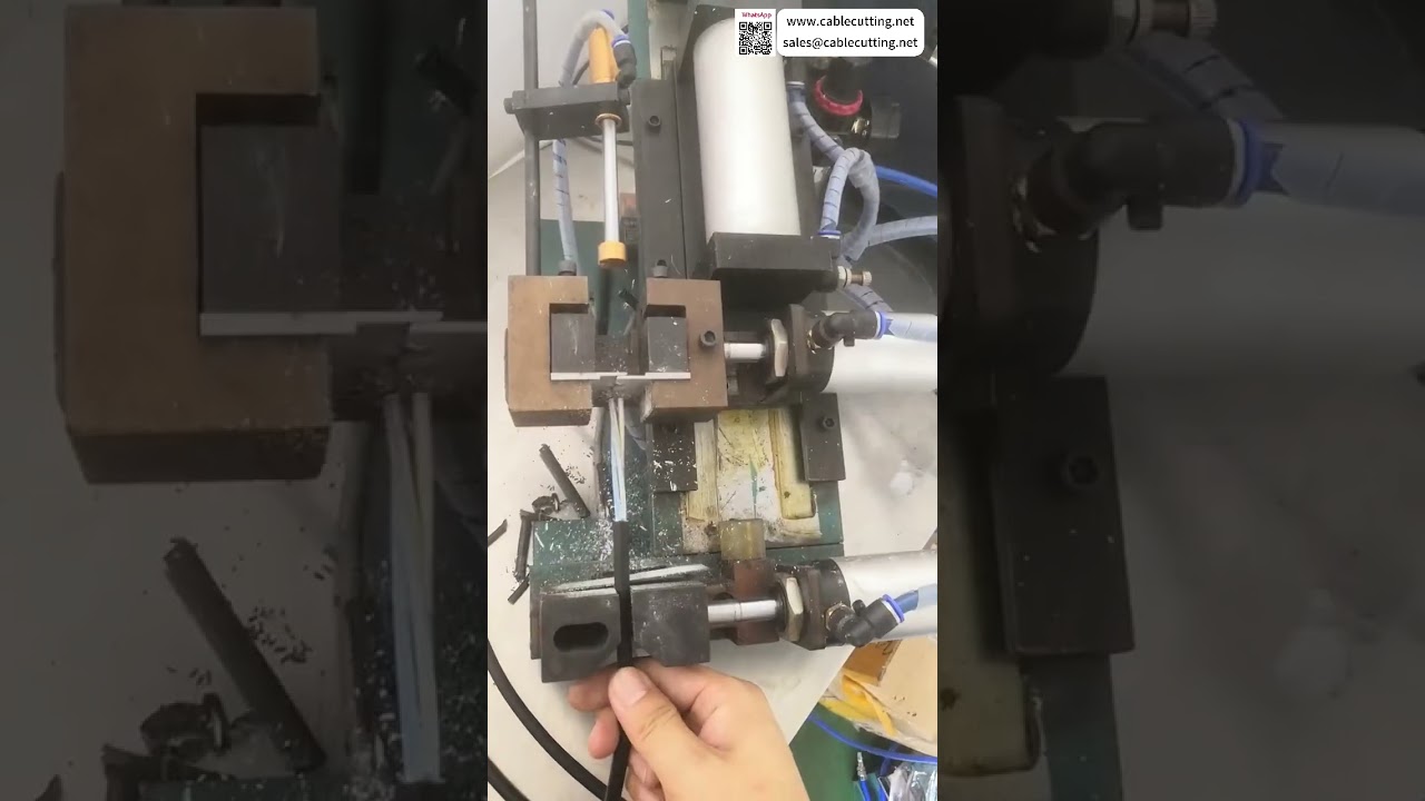 Spelafili pneumatico per la rimozione della guaina esterna di cavi piccoli, strumento di impilaggio ad alta produttività