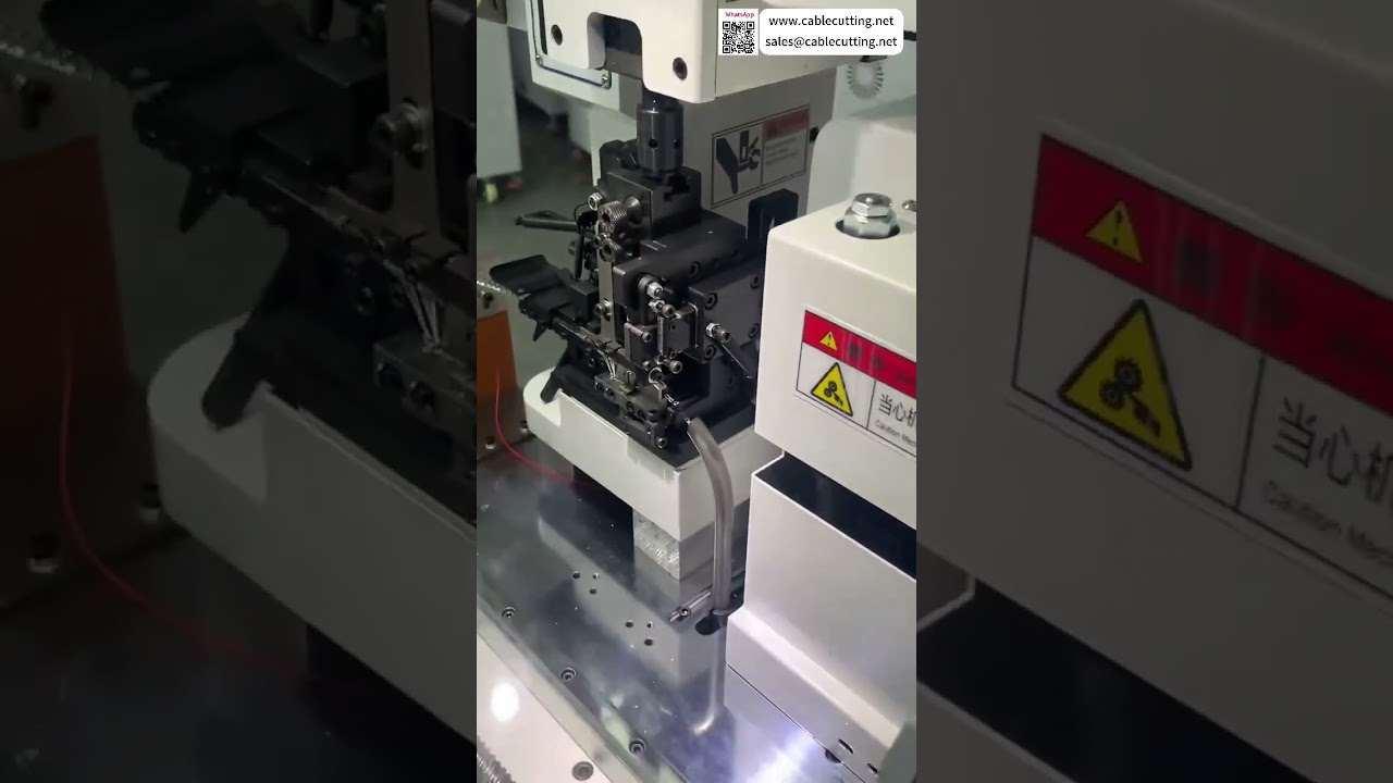 Macchina per cavo a nastro completamente automatica a doppia testa, doppia crimpatura, taglio a rotolo ad alta resa, configurazioni