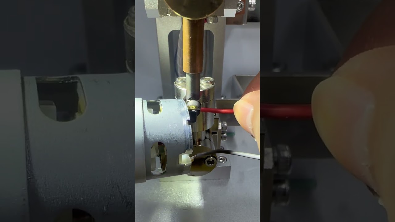 Macchina per saldatura di motori e terminali, utensile avanzato per saldatura a resistenza per assemblaggio di cablaggi