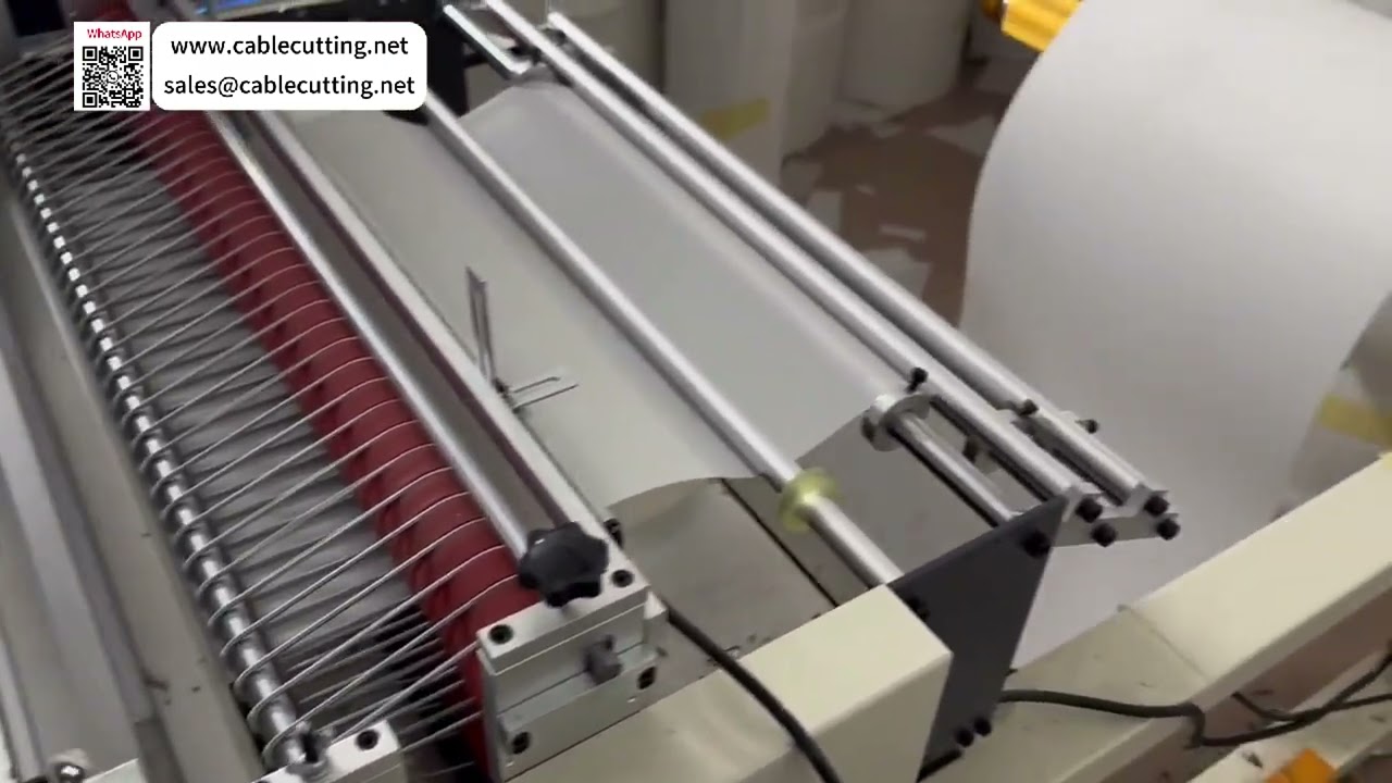 Rhinestone Hot Fix Paper Slitting and Automatic Sheet Cutting Equipment Systems Machine