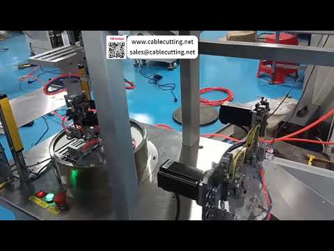 Macchina automatica per avvolgimento e legatura cavi VGA  Attrezzatura per lavorazione filo con legatura a doppio cerchio