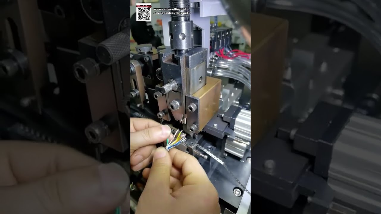 Macchina orizzontale di spellatura e crimpatura — Terminali 1.0mm