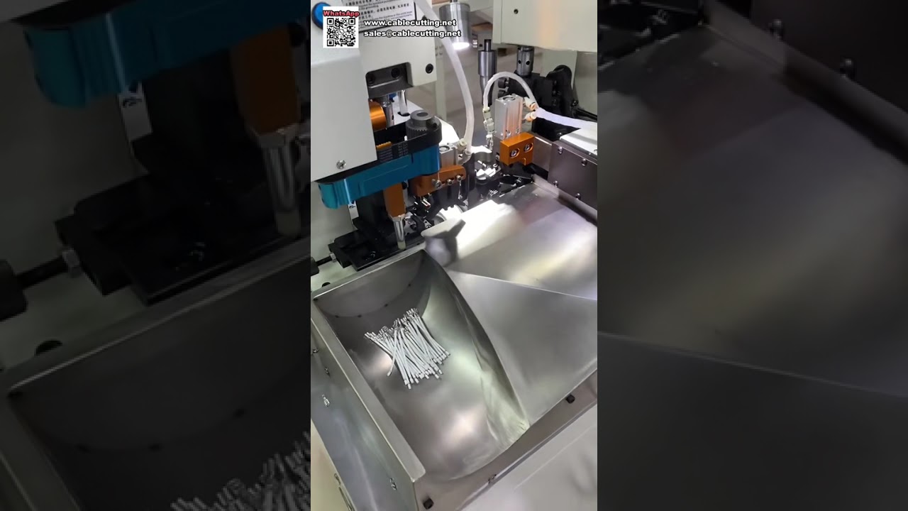 Macchina Crimpatrice Automatica a Doppia Testa per Terminali, Lavorazione Cavi a Risparmio di Manodopera