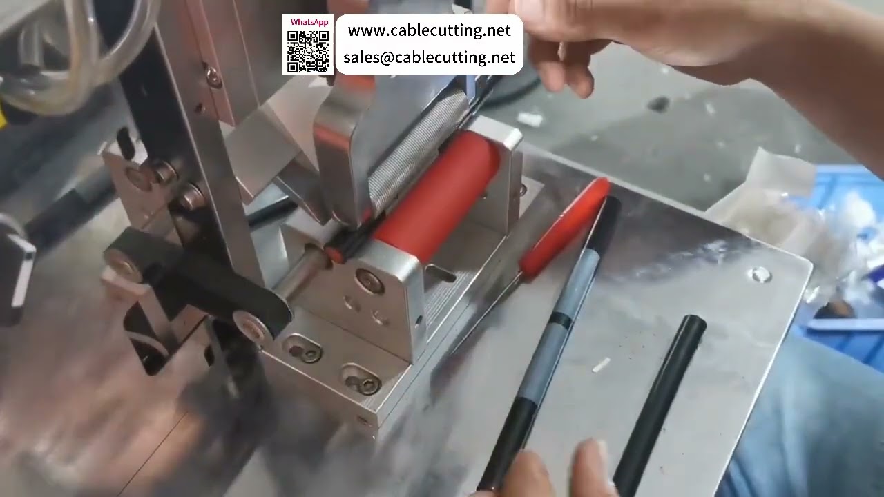 Macchina etichettatrice rotativa da tavolo con stampa, avvolgitore universale per cavi corti con diametro esterno 3-12 mm, utensile
