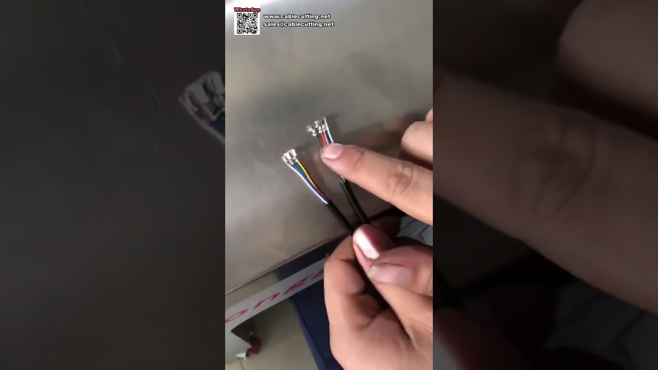 Auto Multi Core Wire Stripping and Crimping Machine — In un solo passaggio