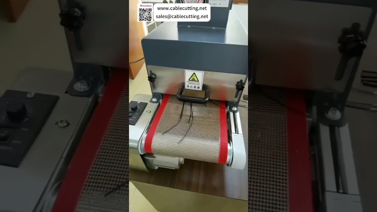 Macchina compatta da tavolo per la cottura di tubi termoretraibili per un setup mobile comodo e flessibile