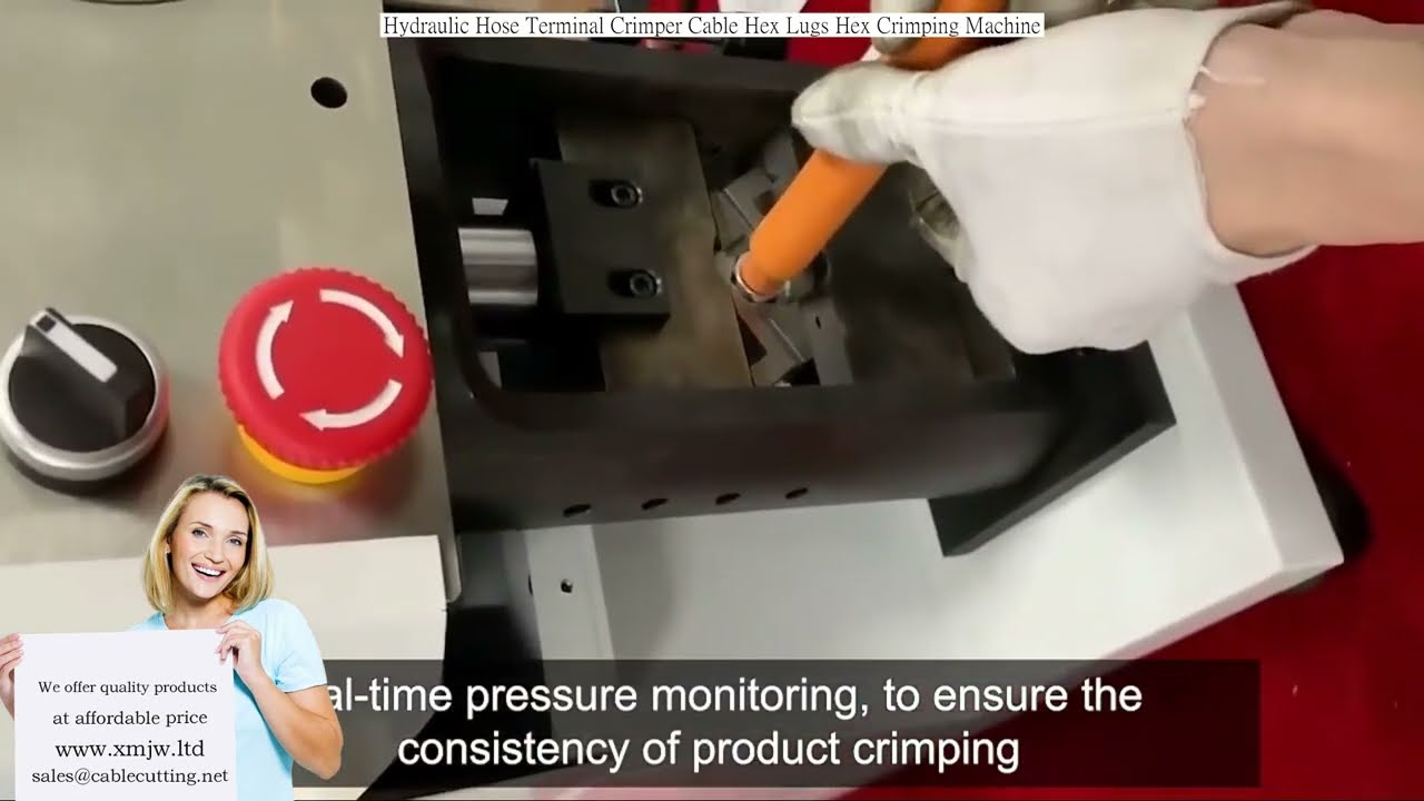 Crimpatrice Idraulica Professionale per Tubi Flessibili e Capicorda Esagonali