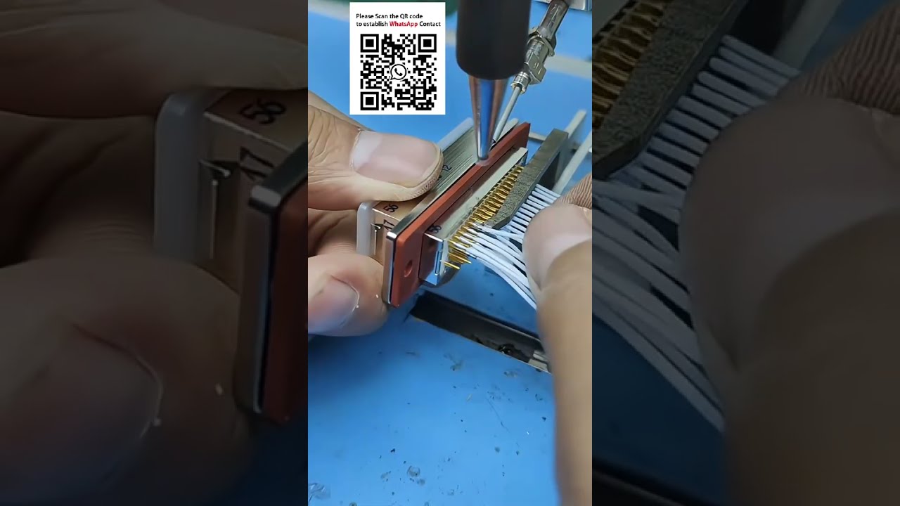 Macchina per saldatura semiautomatica per connettori DB e cablaggi #Tecnologia di saldatura