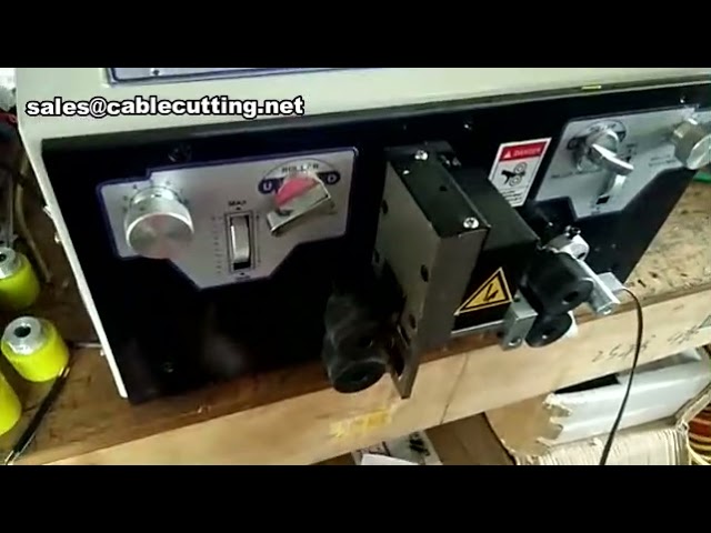 Macchina per taglio, spelatura e crimpatura cavi - Automazione di precisione