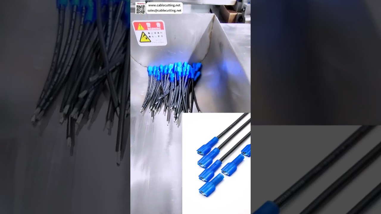 Macchina crimpatrice per terminali isolati a pezzi sciolti per cablaggi automotive