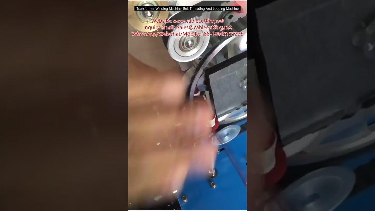 Macchina Avvolgitrice per Trasformatori e Infilettatura Cinghia | Alta Velocità