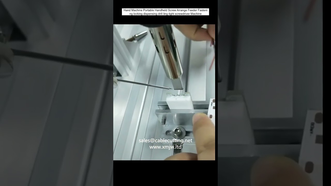 Alimentatore e Avvitatore Portatile per Viti - Macchina Manuale per Serraggio e Dispensazione