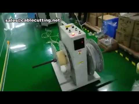 Macchina per taglio, avvolgimento e legatura di fili: automazione industriale efficiente